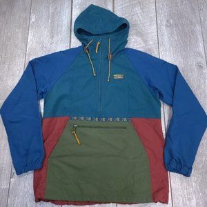 LL Bean Mountain Classic Anorak Jacket Womens Size S Lightweight Pockets Hooded